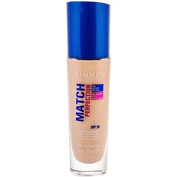Rimmel London Match Perfection SPF20 make-up 001 Fair Porcelain 30 ml