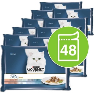 Gourmet Капсули Gourmet Perle Duo рибен микс 48 x 85 г