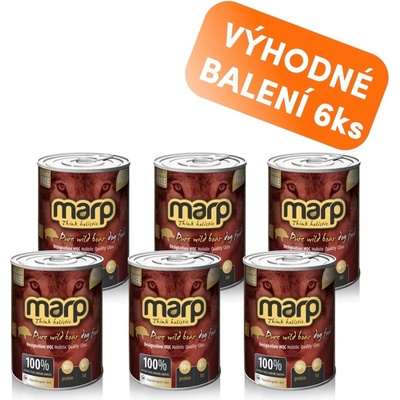 Marp Wild Boar divočák 6 x 400 g