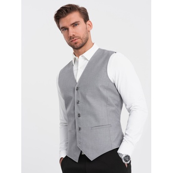 Ombre Clothing Сива мъжка жилетка за костюм Ombre Clothing Ombre Clothing | Siv | МЪЖЕ | M