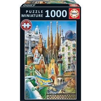 Educa - Puzzle Gaudí, Collage MINI - 1 000 piese