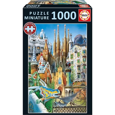 Educa - Puzzle Gaudí, Collage MINI - 1 000 piese