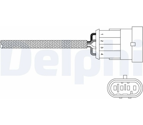 Lambda sonda DELPHI ES20344-12B1 (ES2034412B1)
