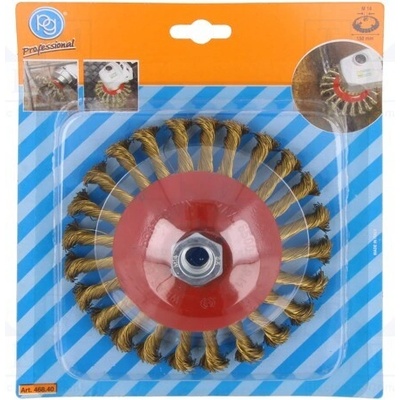 PG PROFESSIONAL 468.40 Kotoučový kartáč; 150mm; mosaz; Upevnění: závitový otvor