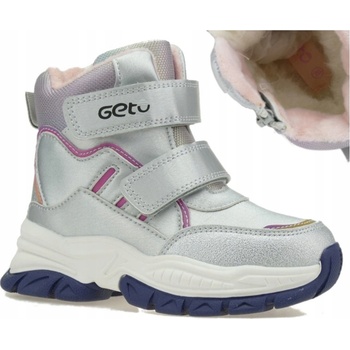 Gelteo dětské sněhule stříbrné