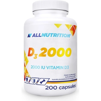 ALLNUTRITION Vitamin D3 2000, 200 Capsules