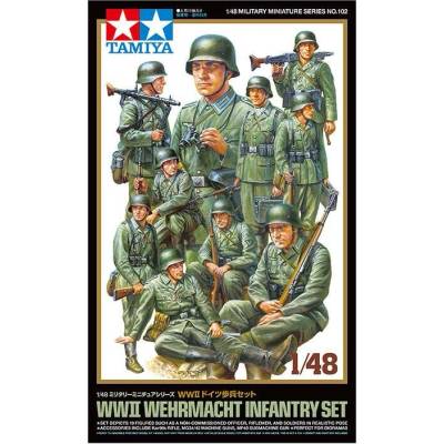 Tamiya Wehrmacht Infantry Set WWII 1:48