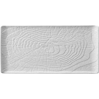 FINE DINE Obdélníkový talíř 295x148 mm, bílý Earth Colours Nordic
