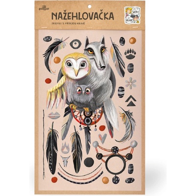 Lesní svět - Nažehlovačka L 051 - Lapač vlk