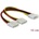 Delock Кабел Delock - 82100 (1 x 4 пина molex мъжки - 2 x 4 пина molex женски, 11cm) (82100)
