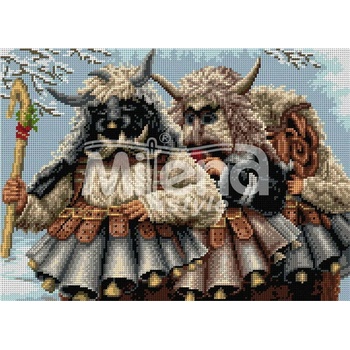 Milena Style Кукери - гоблен със схема конци Ariadna 1: 4