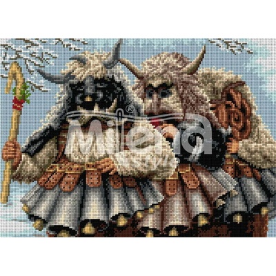 Milena Style Кукери - гоблен със схема конци Ariadna 1: 4