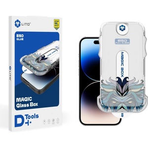 LITO Протектор за iPhone 17 / iPhone 16 Pro - Lito - Magic Glass Box D+ Tools - Прозрачен