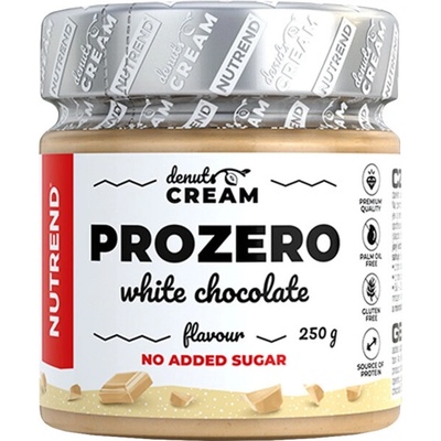 Nutrend DeNuts Cream Prozero s bielou čokoládou 250 g