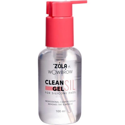 ZOLA x WowBrow Clean Sil Gel – čisticí gel na silikonové natáčky 100 ml