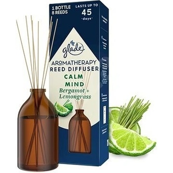 Glade Aromatherapy Reed Diffuser Calm Mind osviežovač vzduchu vonné tyčinky 80 ml