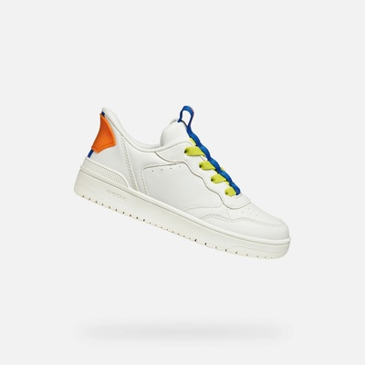 GEOX Бели момчешки тенис обувки Geox Washiba Fast In Geox | Byal | Момчешки | 36