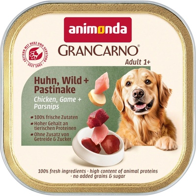 Animonda GranCarno Adult Country kuracie zverina a paštrnák 44 x 150 g