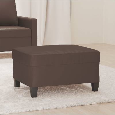 vidaXL Podnožka 70x55x41 cm umělá kůže [349355] Hnědá