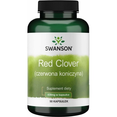 Swanson Red Clover Blossom Jetel červený 430 mg 90 kapsúl