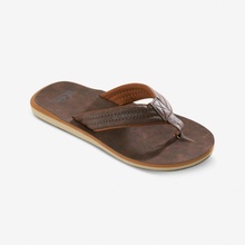 QUIKSILVER Pánske žabky Carver hnedé hnedá