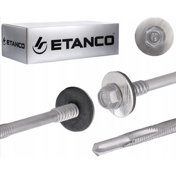 ETANCO GTR 12 SP Ø5,5 / 6,3 mm skrutka na upevnenie sendvičových panelov s podložkou A19 140 mm - 100 ks Pozinkovaná