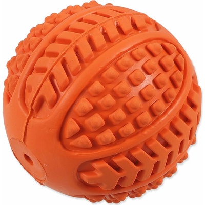 Dog Fantasy míček guma pískací oranžová 6,3 cm