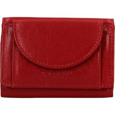 Lagen dámska mini peňaženka kožená W 2030 RED červená