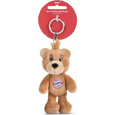 Prívesok na kľúče NICI FC Bayern München medveď Berni, , pre šťastie, 10 cm, 49071
