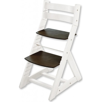 Hajdalánek Rostoucí židle Alma standard bílá / wenge