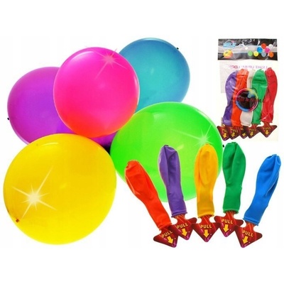 JOKO Sada Svietiace Balony LED 5 ks 30cm farebné