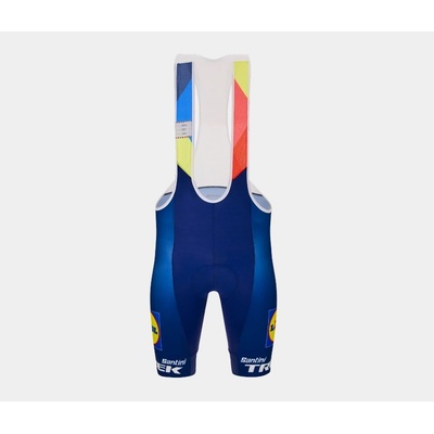 Santini Trek Replika závodních s laclem Lidl-Trek tmavě modrá-žlutá