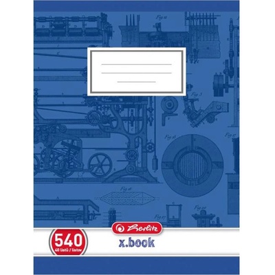 Herlitz Zošit A5 čistý 540