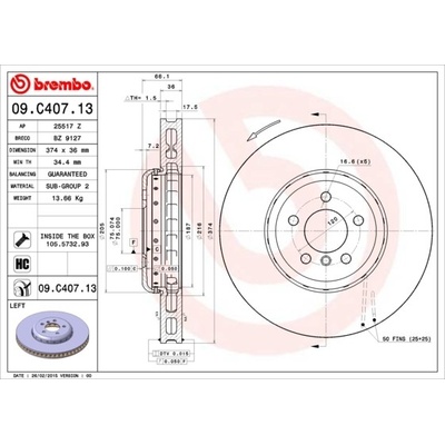 BREMBO 09.C407.13
