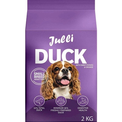 Julli Dog Grain Free Adult Small rich in fresh Duck & Potato 6 kg