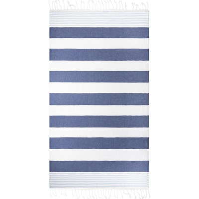 The One Towelling 1046 MARINE Haman uterák navy light blue 180 x 100 cm