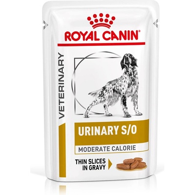 Royal Canin Veterinary Health Nutrition Dog Urinary Moderate Calories S/O in Gravy 24 x 100 g