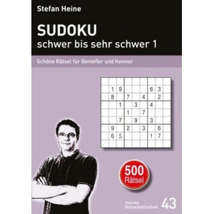 Sudoku - schwer bis sehr schwer. Bd. 1 | Stefan Heine (ISBN: 9783939940425)