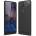 Forcell Противоударен Силиконов Калъф за Nokia 4.2, Forcell Carbon Case, Черен (5903396035630)