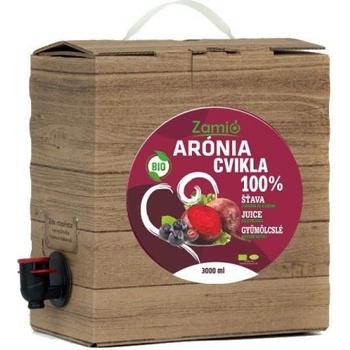 Zamio 100% ovocná šťava Bio Arónia Bio Cvikla 3000 ml