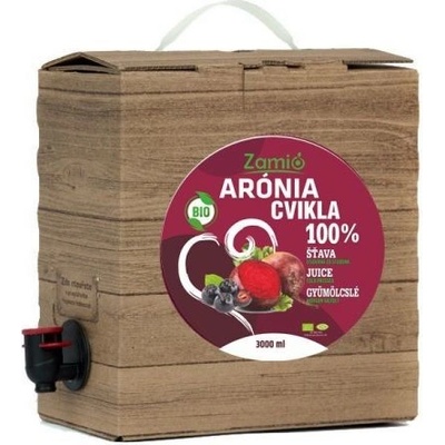 Zamio 100% ovocná šťava Bio Arónia Bio Cvikla 3 l