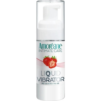 Amoréane tekutý vibrátor Strawberry 30 ml