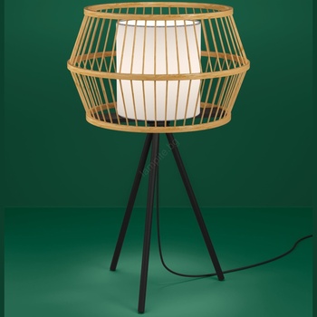 EGLO 390235 - Настолна лампа MONTERROSO 1xE27/40W/230V бамбук (EG390235)