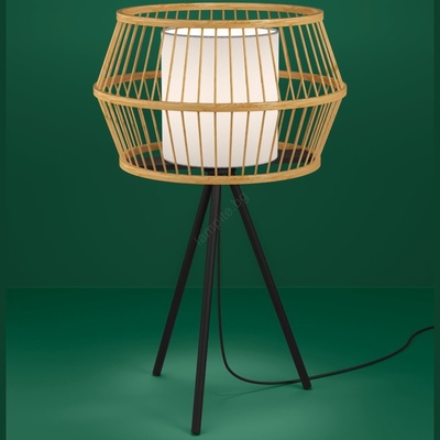 EGLO 390235 - Настолна лампа MONTERROSO 1xE27/40W/230V бамбук (EG390235)