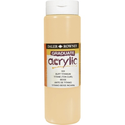 Daler-Rowney Graduate АКРИЛНА боя Buff Titanium 500 ml 1 бр (123500024)