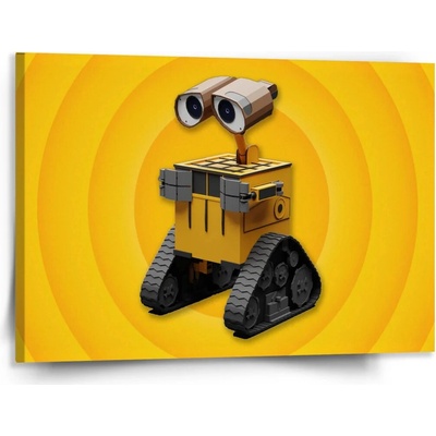 Sablio Obraz Wall-E robot Žltý - 150x110 cm