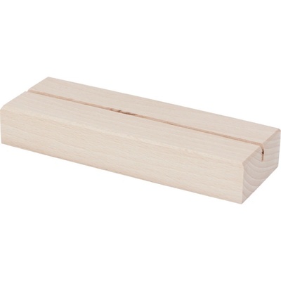 Dřevia Dřevěný stojan na cedulku A6 - 10x5x2 cm Barva: Přírodní – Zboží Dáma