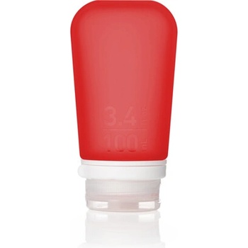 humangear GoToob+ Силиконов контейнер за течности 100 ml червен (072807)