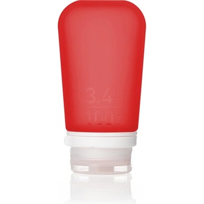 humangear GoToob+ Силиконов контейнер за течности 100 ml червен (072807)