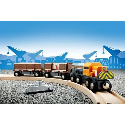 BRIO Дървен товарен влак (33567)